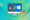 there is a monitor in the middle with tux and the windows logo inside it, and a gear with a tick mark towards the bottom right