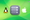 tux, containerization, and apple logos, background is mixed shades of green