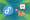fedora logo on left, cross mark in the center, two illustration of a cpu and a box on the right with cpu and 32-bit written on them
