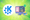kde logo on left, a monitor with some user graphics in it, and a box with some graphical elements towards the bottom right