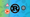 the rust logo is in the middle, the ubuntu logo on the left (diagonally) and the uutils logo on the right (diagonally), the background is mixed green blue with gray ubuntu logos spread out