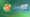 vega os logo on left, an illustration showing a tv remote and a tv on the right