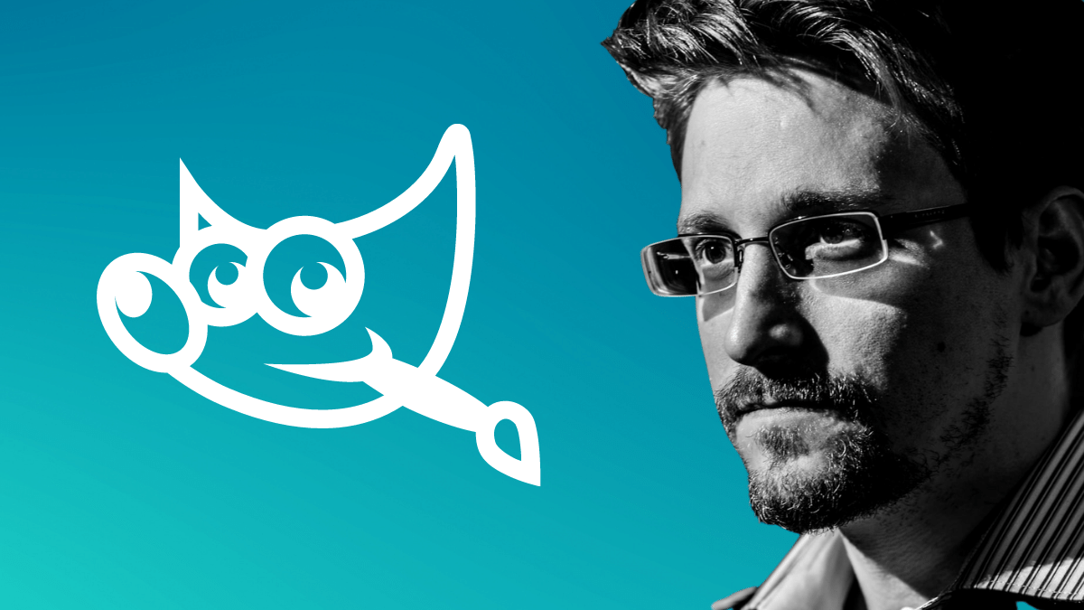 Edward Snowden Thinks GIMP Needs a Major UI Overhaul