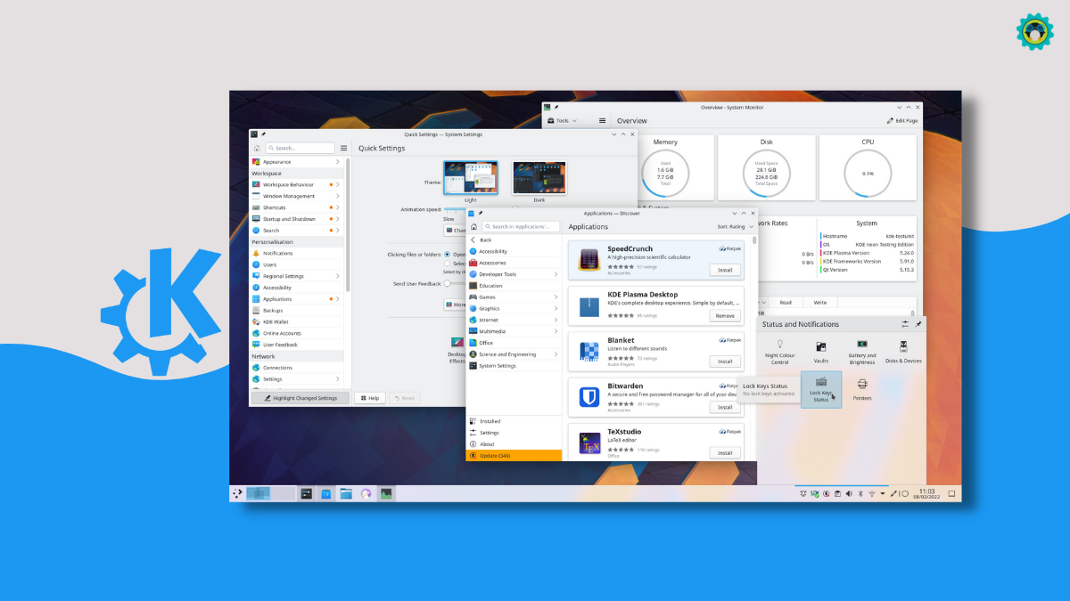 KDE Plasma 5.24 LTS Releases with Updated Breeze Theme and New Overview Effect