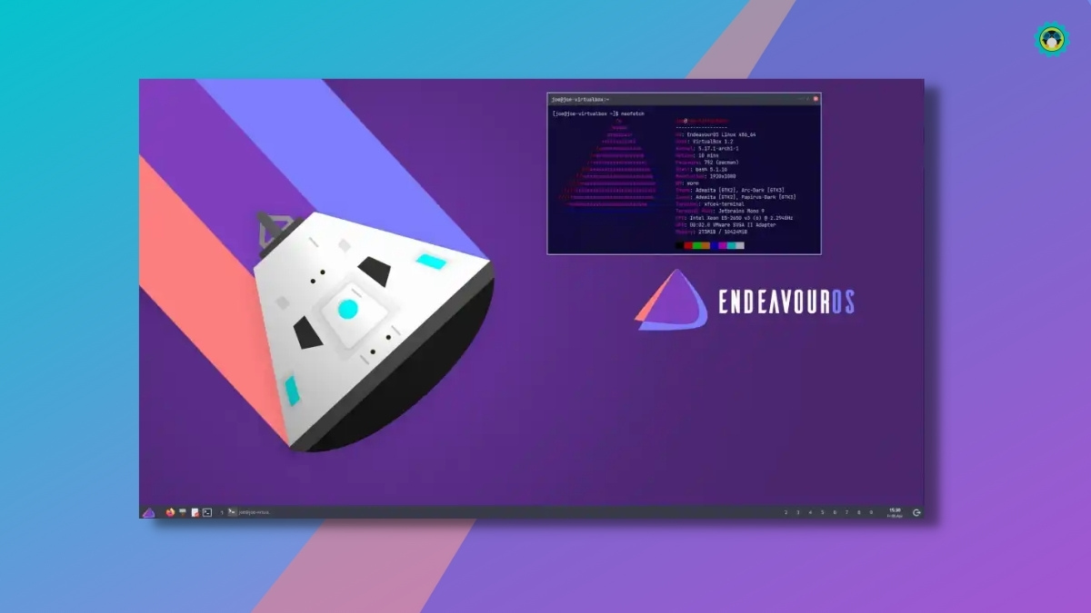 EndeavourOS Apollo Release Introduces a new Worm Window Manager