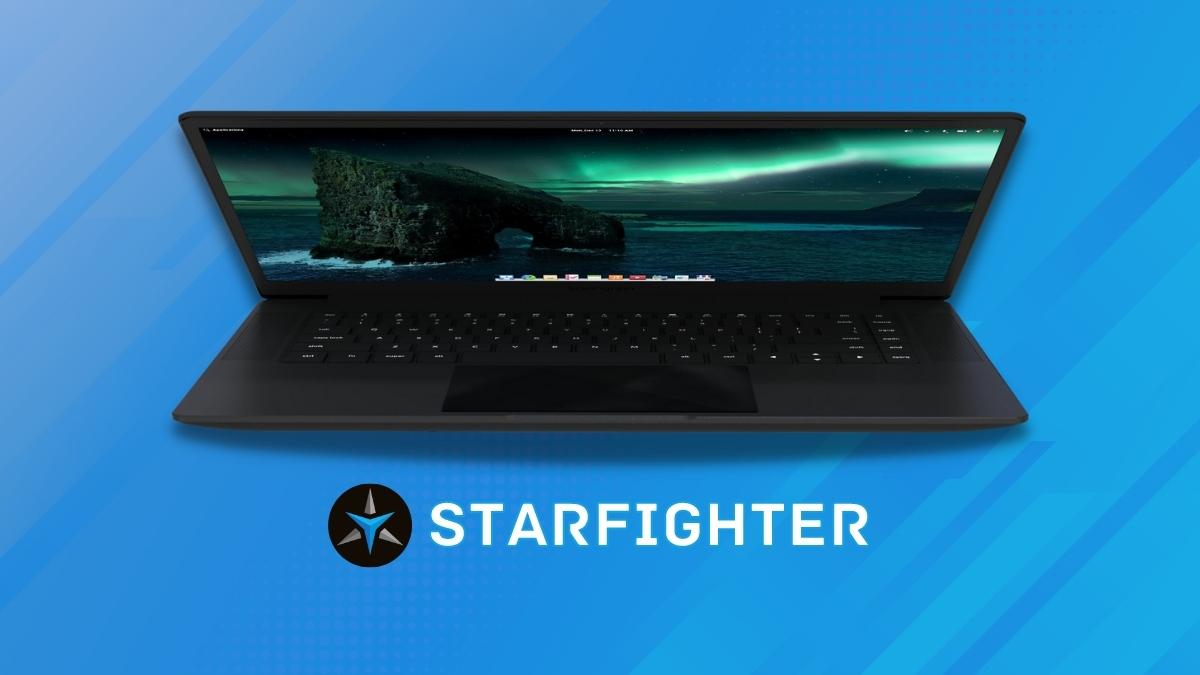 StarFighter: A Linux Laptop with a 4K 10-bit IPS Display is Coming Soon