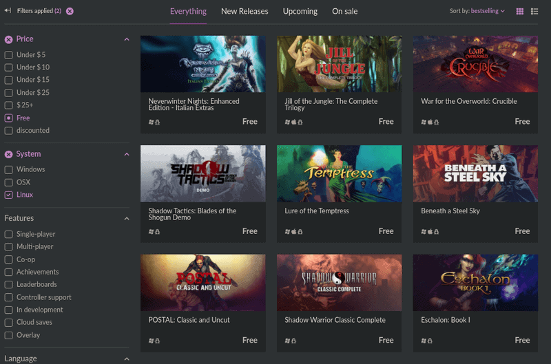 Free Games Gog