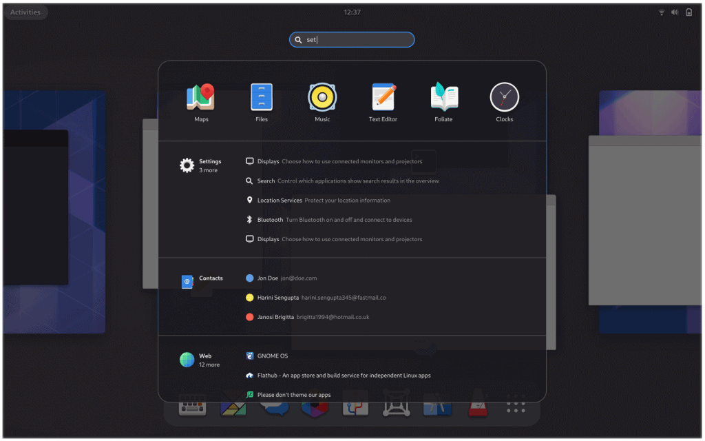 GNOME 40 feature changes