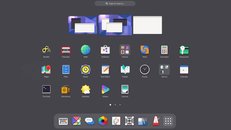 UX changes in GNOME 40