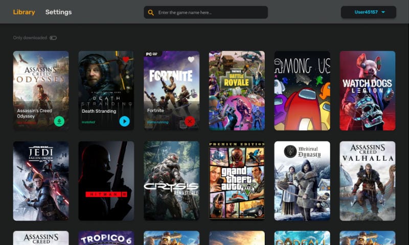The open source Epic Games client for Linux, Heroic Games Launcher