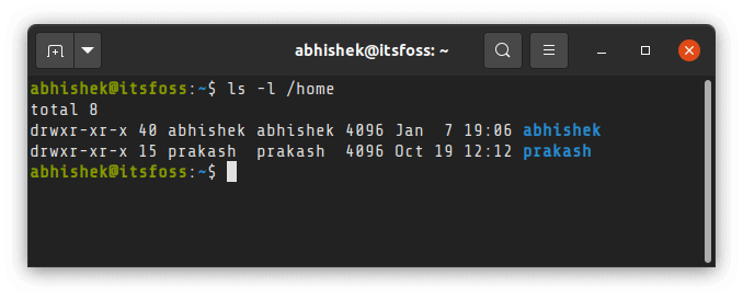 Ubuntu home directory permission