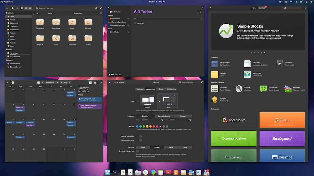 Dark theme in elementary OS