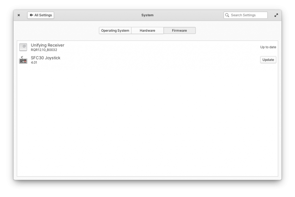 Firmware updates in elementary OS 6