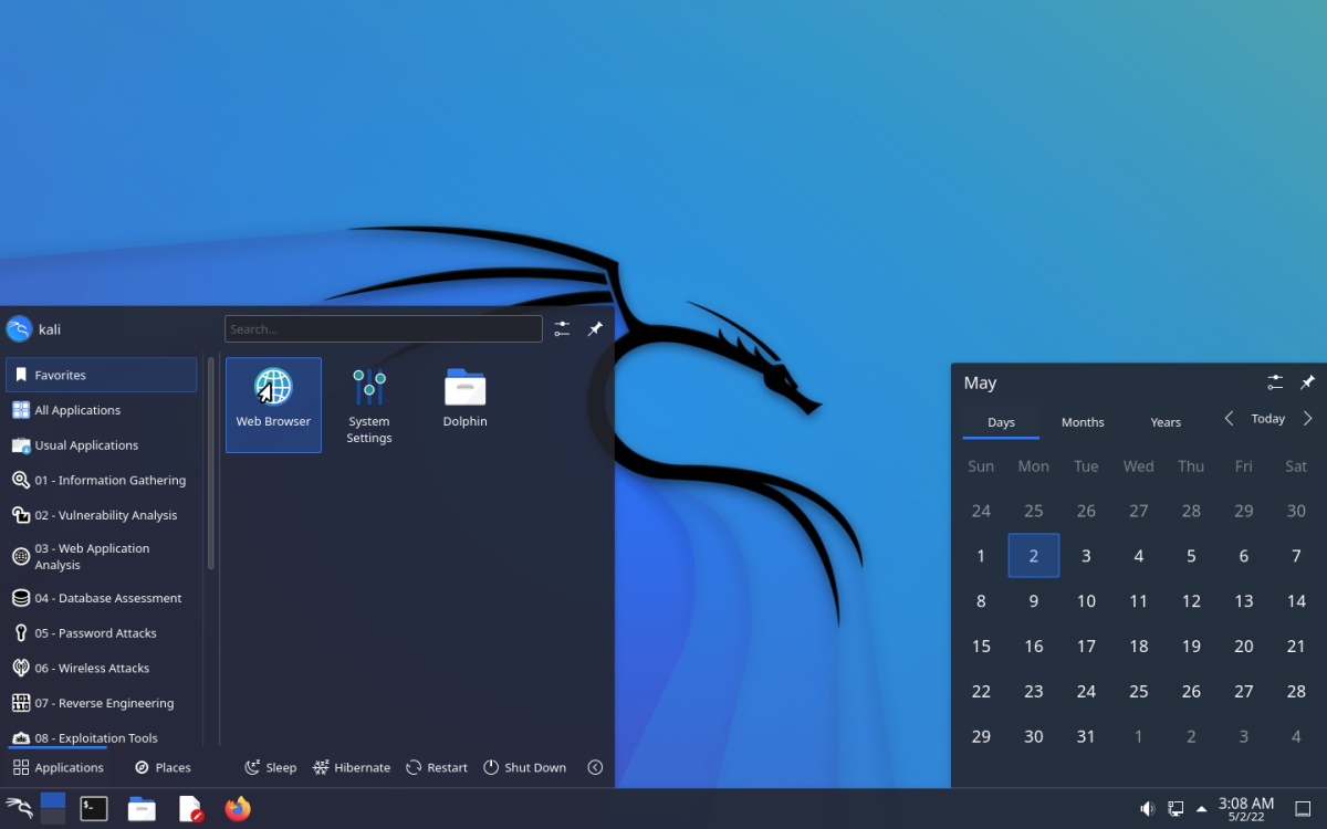 Kali linux 2022 2 release adds an amusing new feature for the hackers