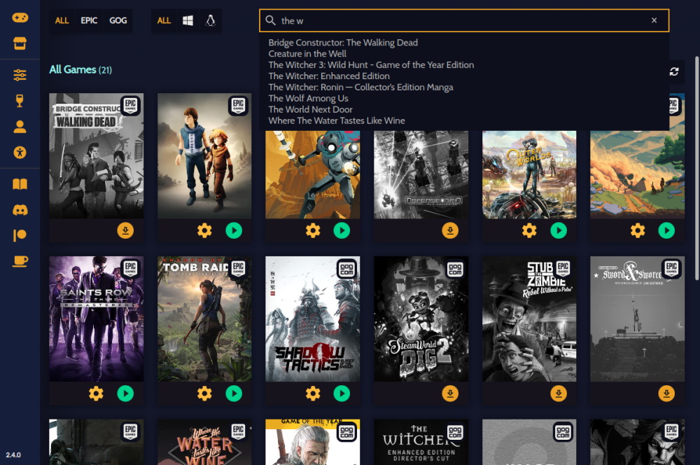 Lançado Heroic Games Launcher 2.4.0 com Epic Overlay, GOG Cloud Save  Support e Anti-cheat Runtime